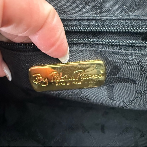 PALOMA PICASSO Vintage Gold X Bag Crossbody Chain Strap Snap Closure *Flaw* - Picture 9 of 16